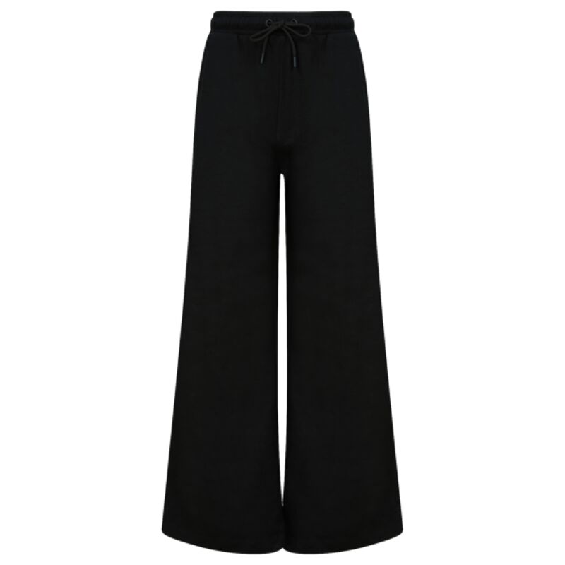 Women's sustainable fashion wide leg joggers Thumbnail