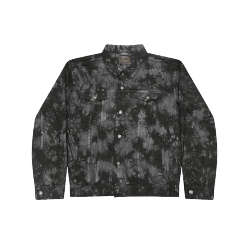 Tie-dye denim jacket Thumbnail