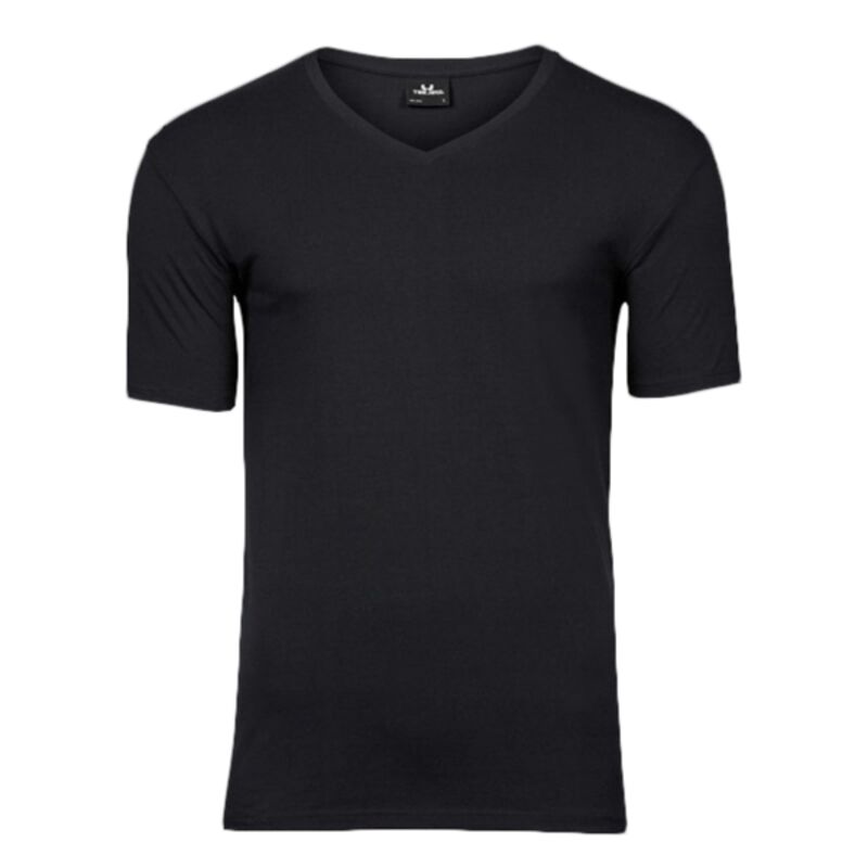 Stretch v-neck tee (401) Thumbnail