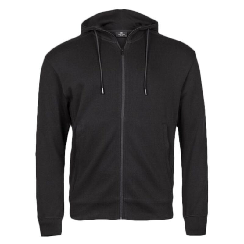 Ribbed interlock hooded full-zip (5508) Thumbnail