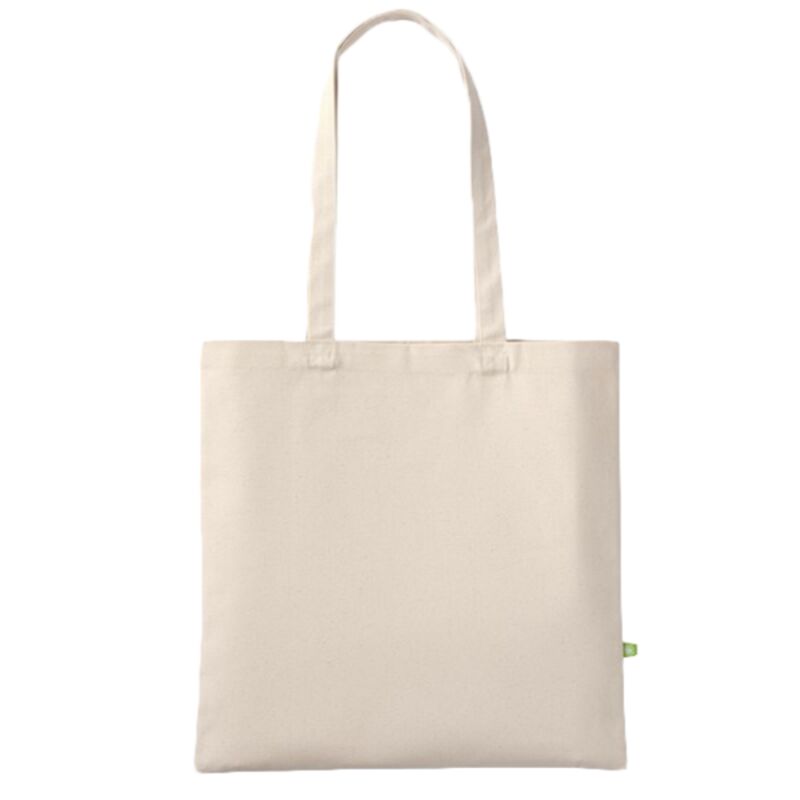 Premium organic canvas shopper long handle Thumbnail