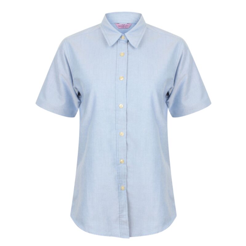 Women's short sleeve classic Oxford shirt Thumbnail