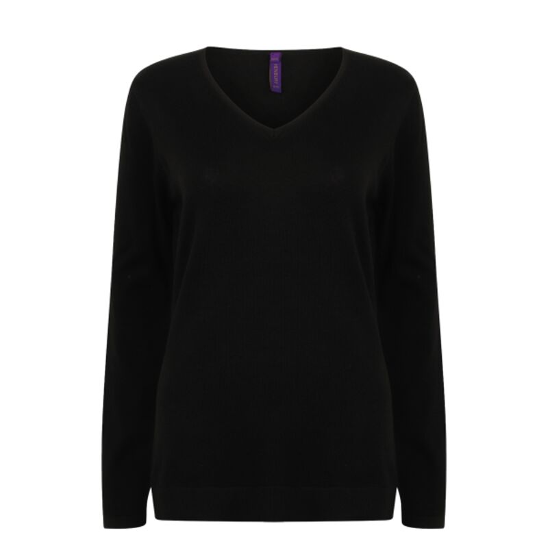 Women's 12 gauge v-neck jumper Thumbnail