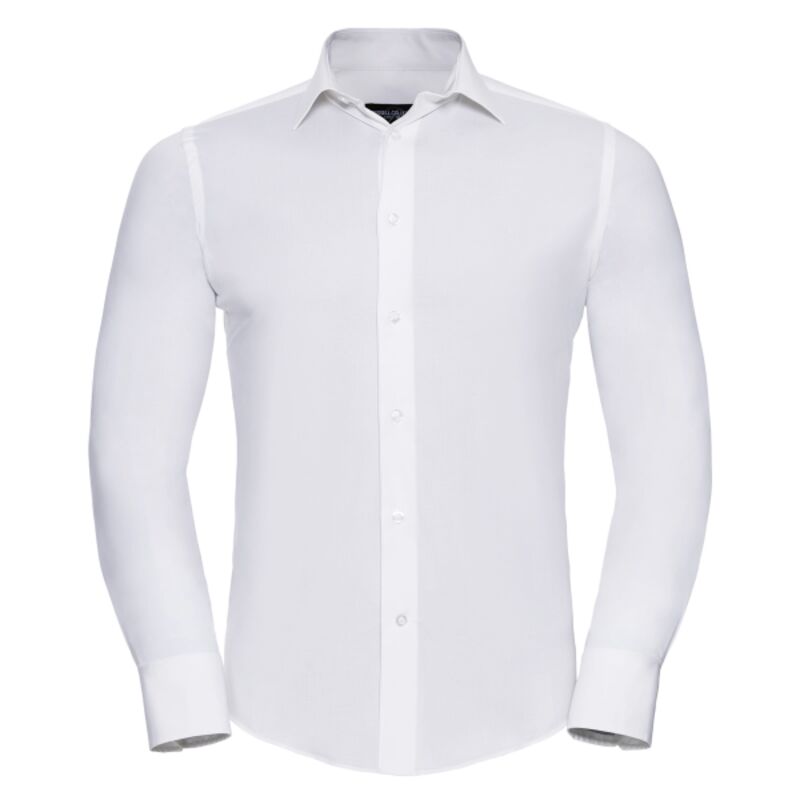 Long sleeve easycare fitted shirt Thumbnail