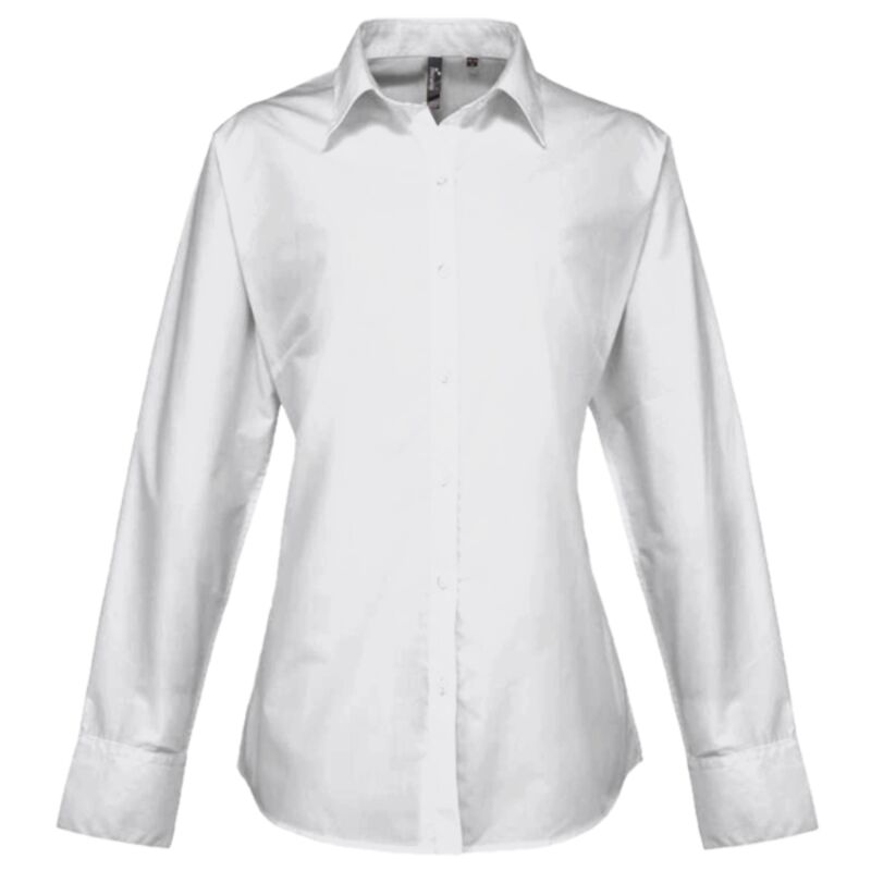 Women's supreme poplin long sleeve shirt Thumbnail