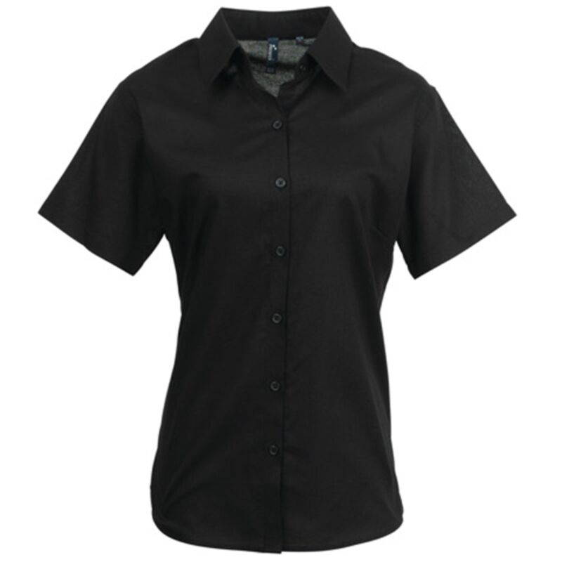 Women's signature Oxford short sleeve shirt Thumbnail