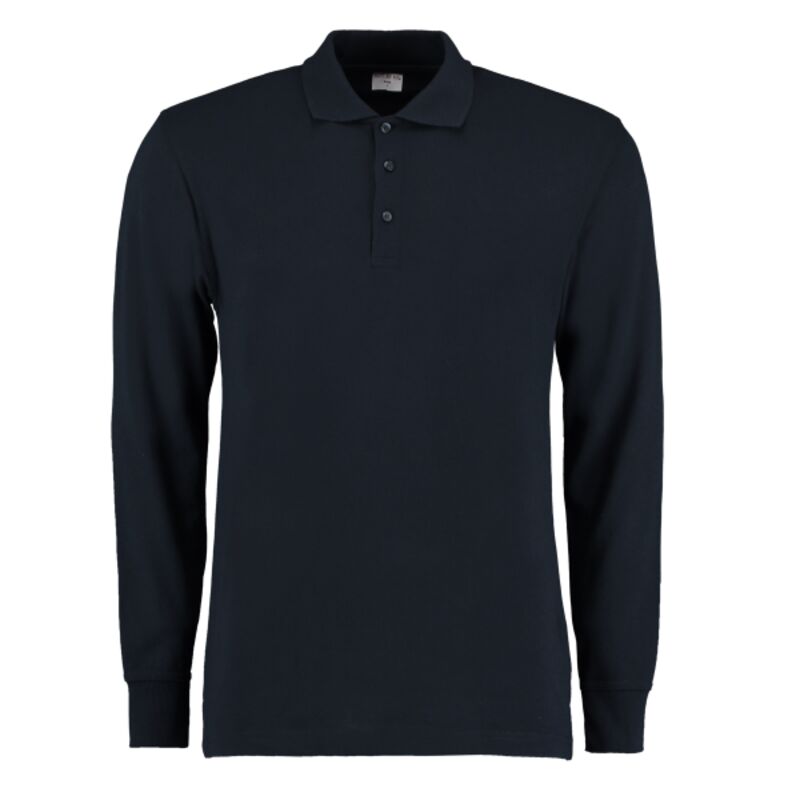 Piqué polo long-sleeved (classic fit) Thumbnail