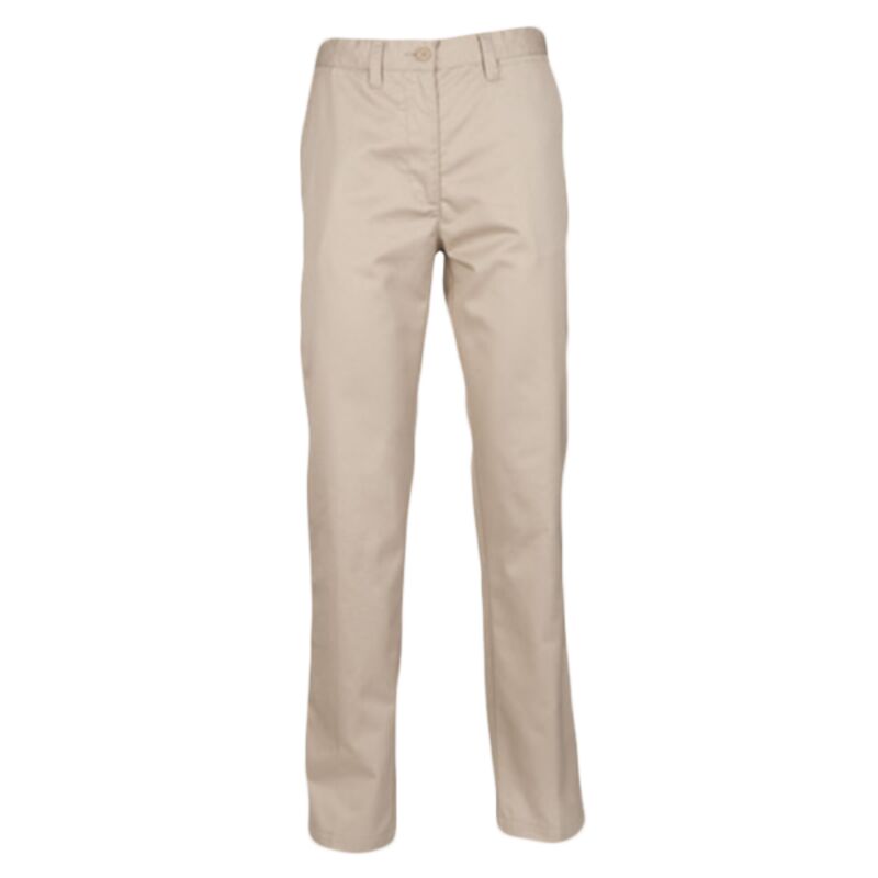 Women's 65/35 flat fronted chino trousers Thumbnail