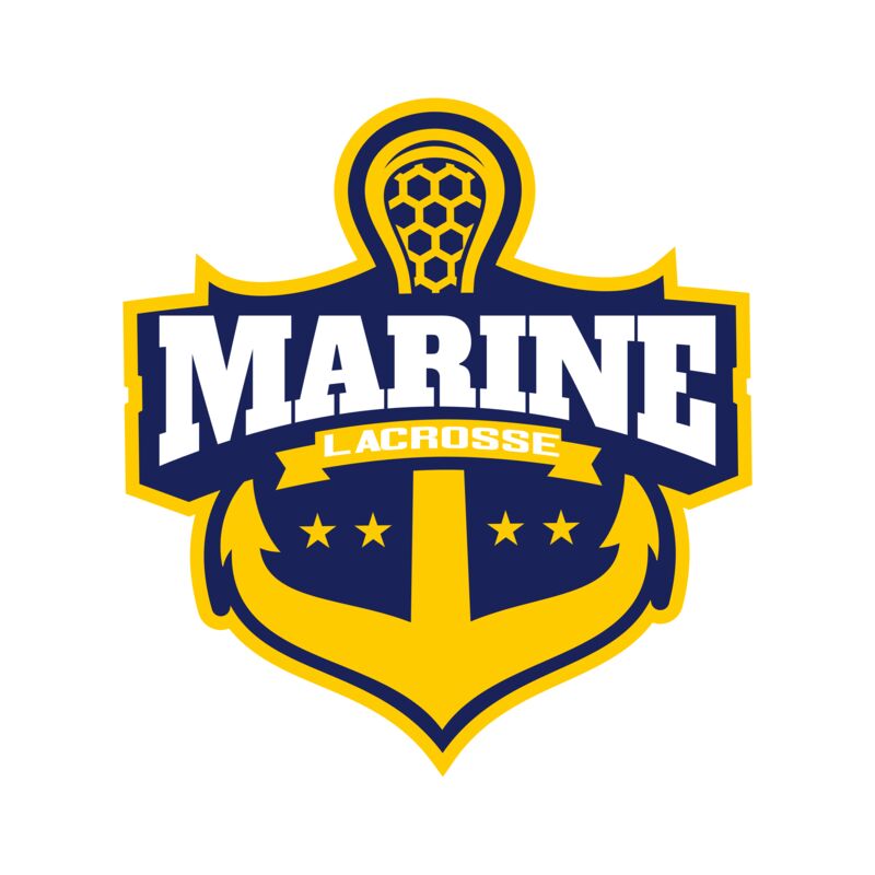 Marine Lacrosse Logo Template Thumbnail