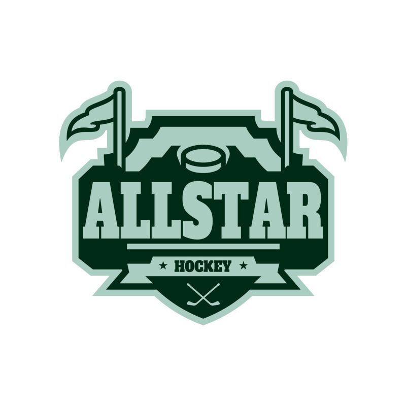 All Star Hockey Tournament logo template 02 Thumbnail