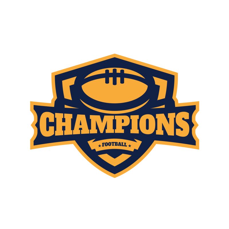 Champions Football logo template Thumbnail