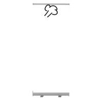850mm Wide Pull Up Banner Thumbnail